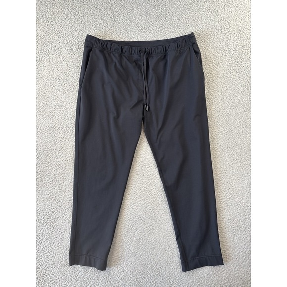 lululemon athletica Pants - Lululemon On The Fly Pants Womens 35x25‎ Black Comfort Pockets Athleisure Travel